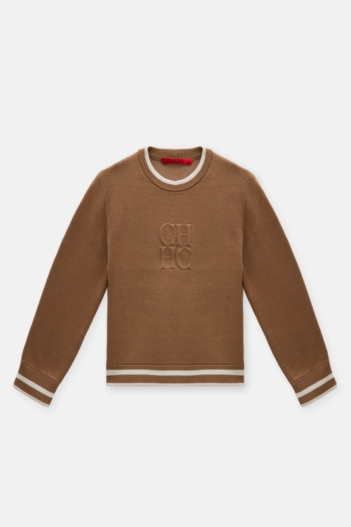 DOUBLE-FACED KNIT SWEATSHIRT