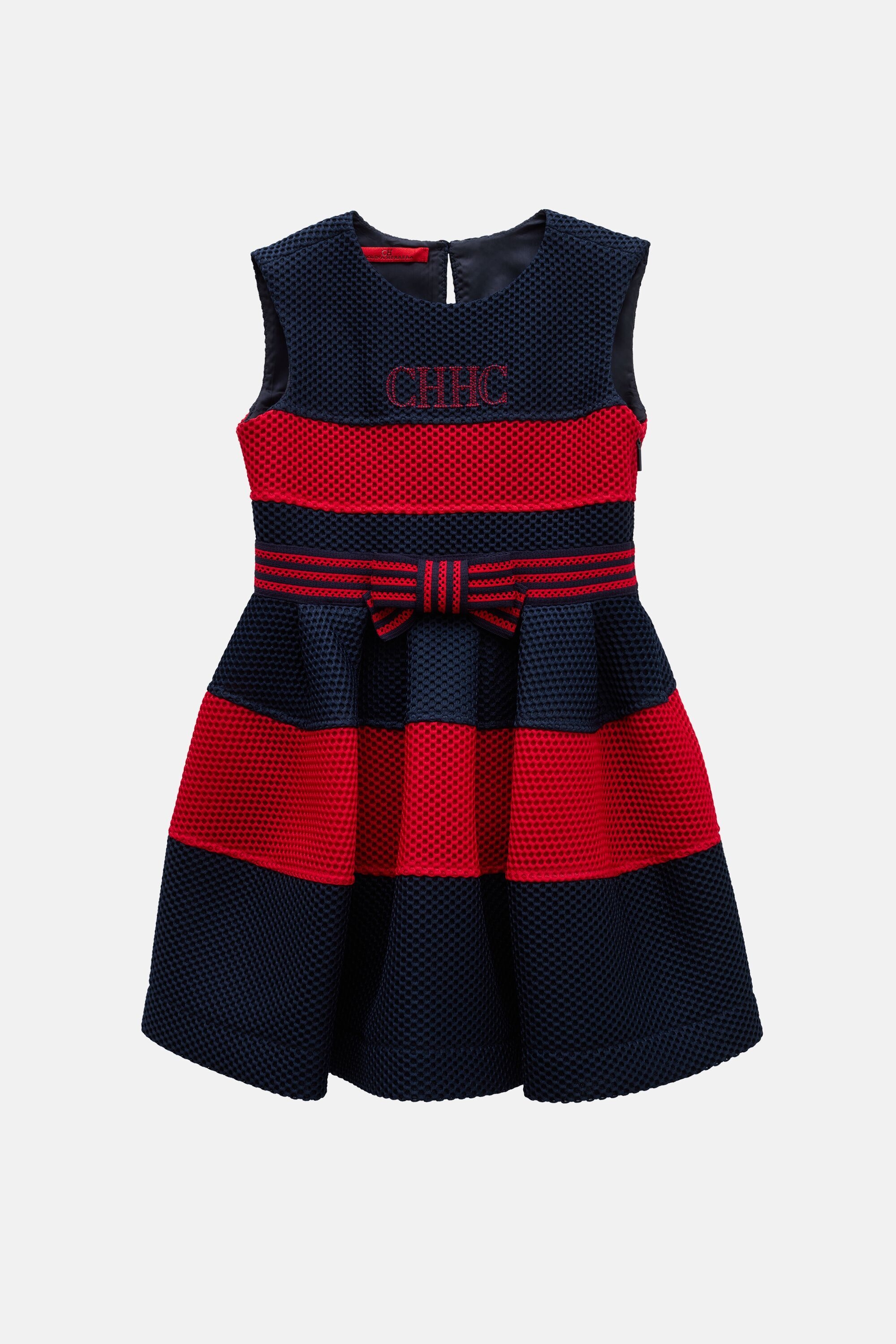 Striped Neoprene Dress