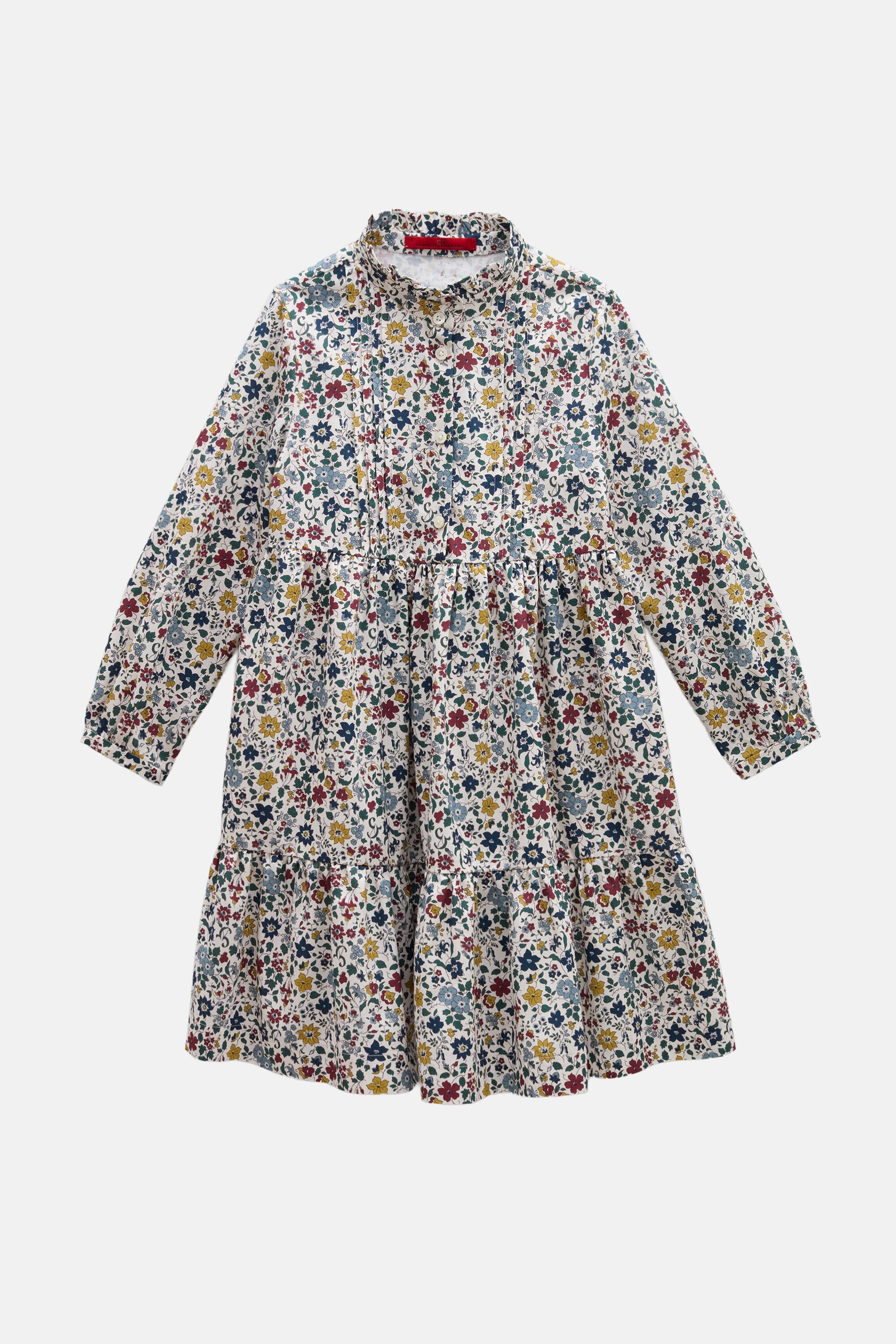 Print Poplin A-Line Dress