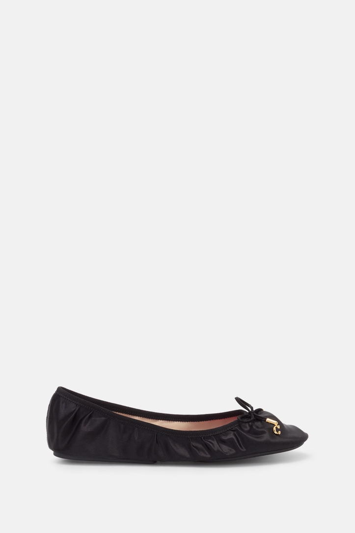 Royal Satin Ballet Flats