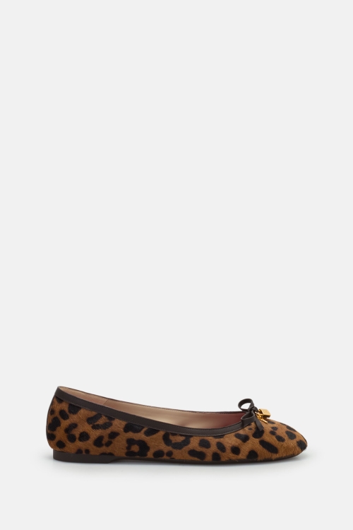 MATRYOSHKA LOCKED LEOPARD PRINT BALLET FLATS