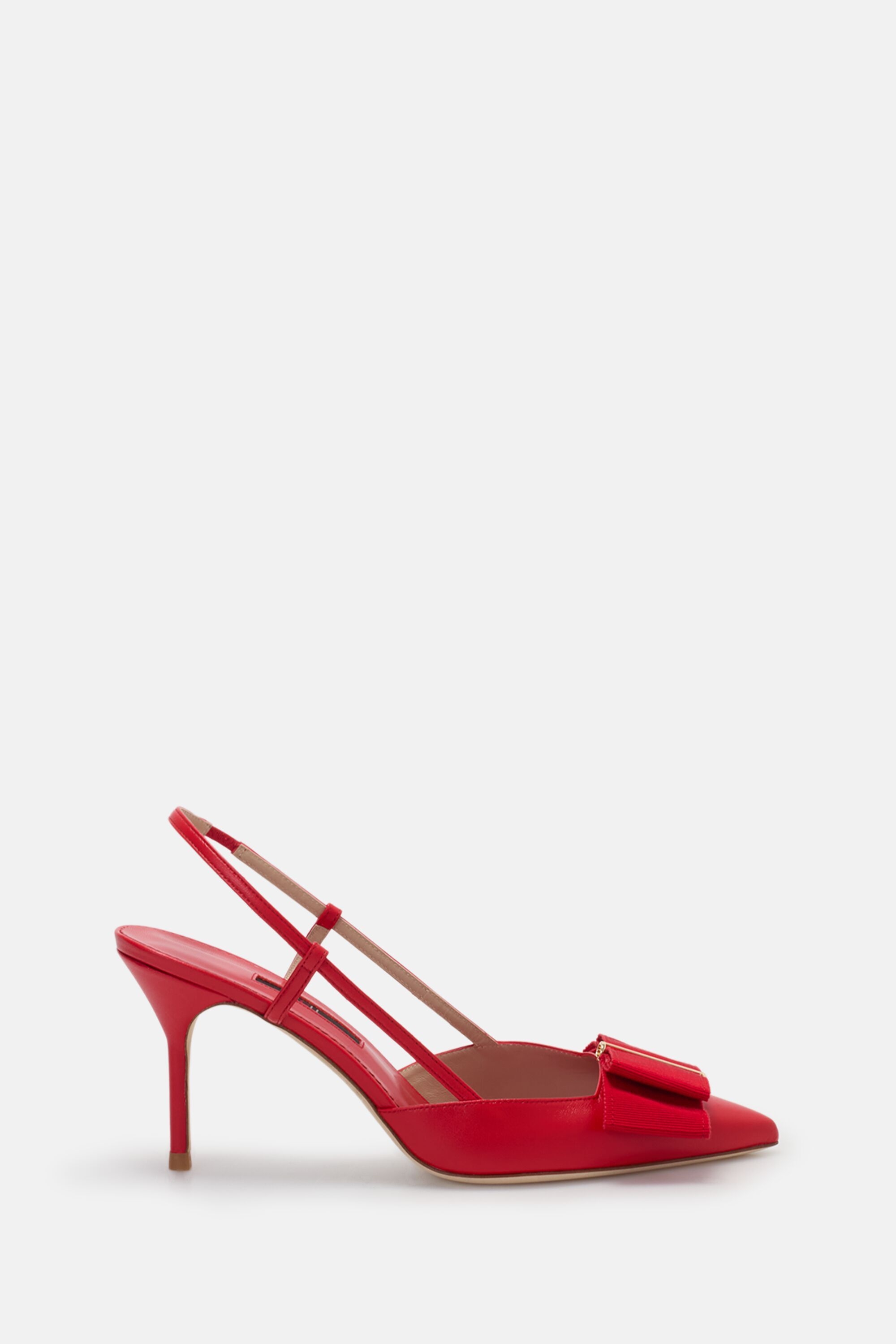 Lacito Insignia 80 Leather Slingback Pumps