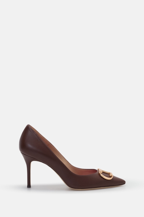 INITIALS INSIGNIA 80 LEATHER PUMPS