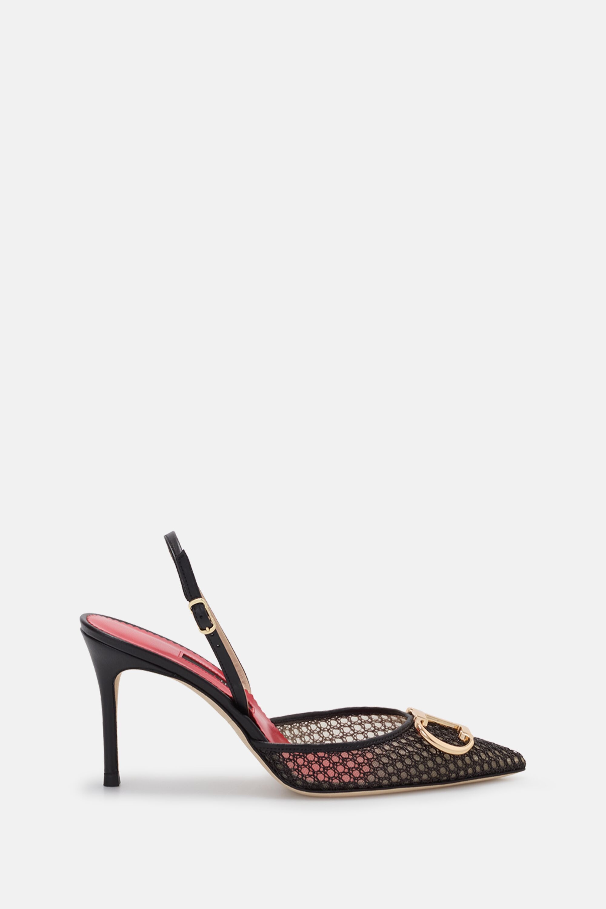 Initials Insignia 80 Mesh Slingback Pumps