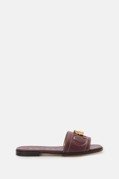 FACTORY LEATHER SLIDES