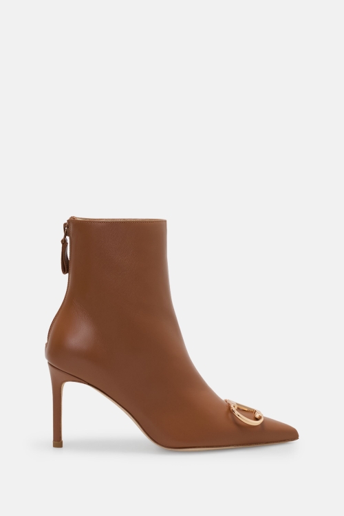 INITIALS INSIGNIA 80 LEATHER ANKLE BOOTS