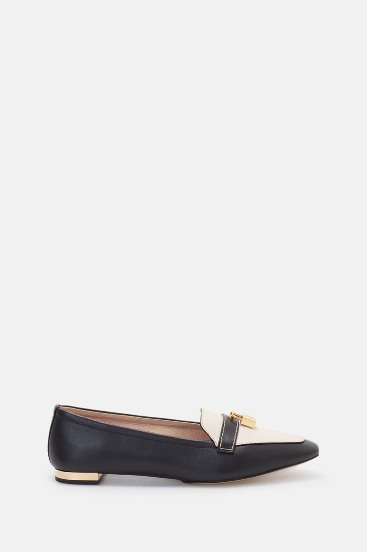 Matryoshka Locked Leather Flats