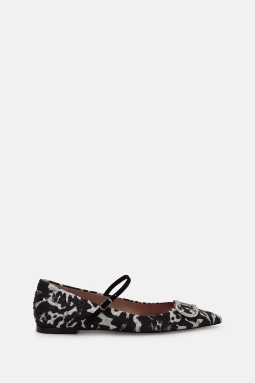 INITIALS INSIGNIA MARY JANE FLATS