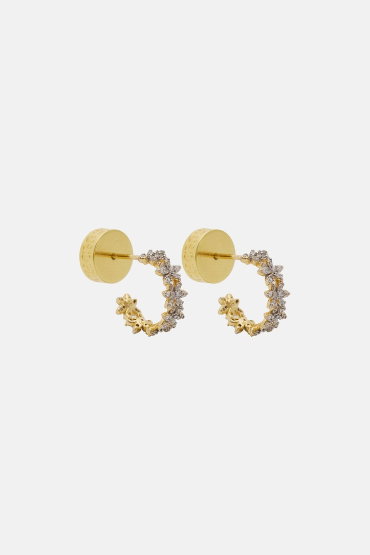 Pendientes Jasmine Glow con Cristal