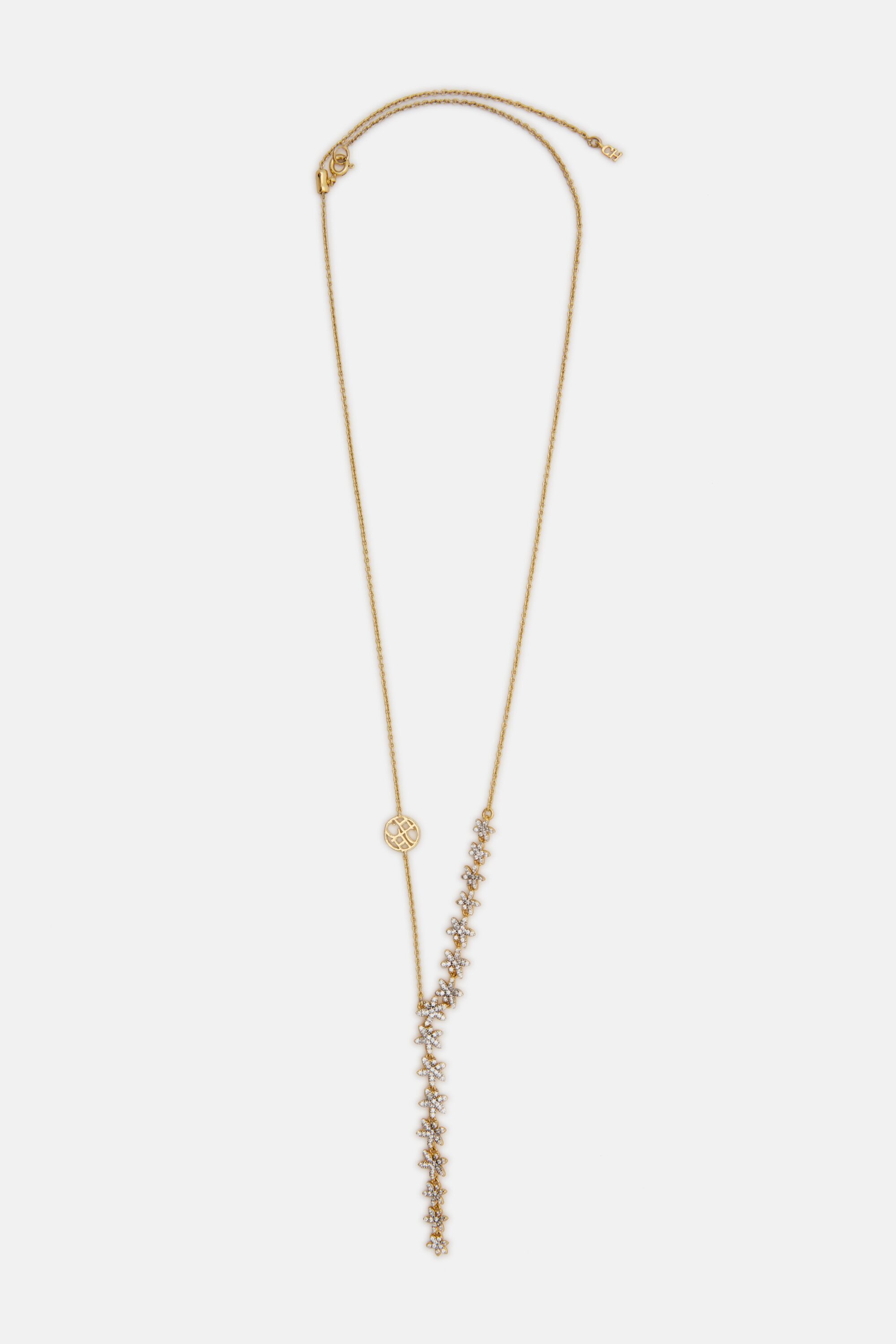 Jasmine Glow Necklace with Crystal