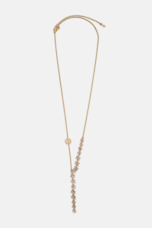 JASMINE GLOW NECKLACE WITH CRYSTAL