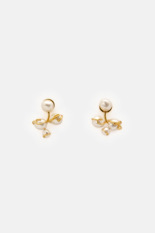 ENDLESS AUDREY EARRINGS WITH PEARL