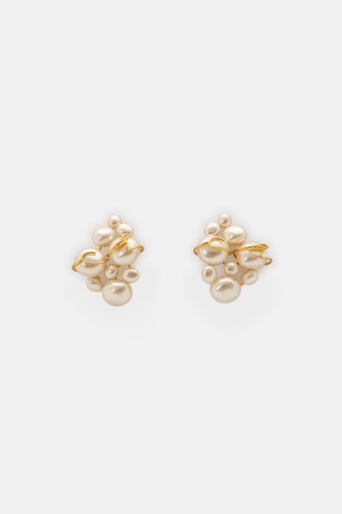 ENDLESS AUDREY EARRINGS WITH PEARL