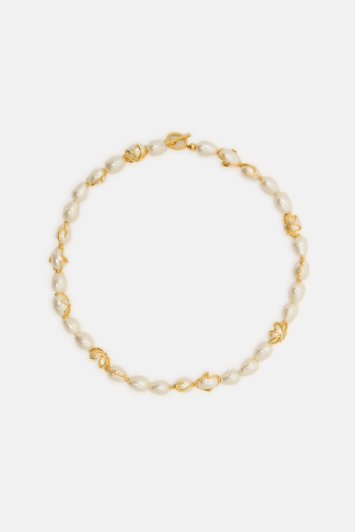 ENDLESS AUDREY NECKLACE WITH PEARL
