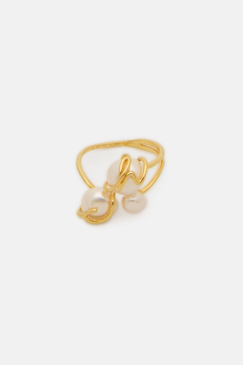 ENDLESS AUDREY RING WITH PEARL