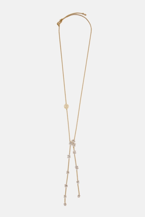 JASMINE GLOW NECKLACE WITH CRYSTAL