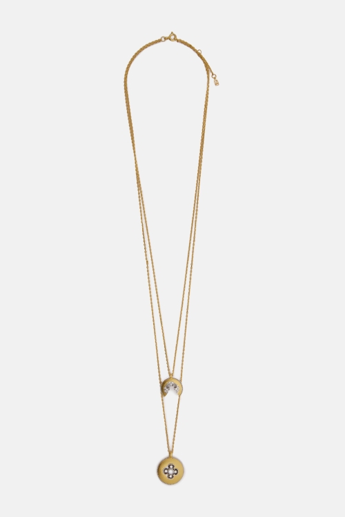 ROSETTA INSIGNIA MILGRAIN NECKLACE