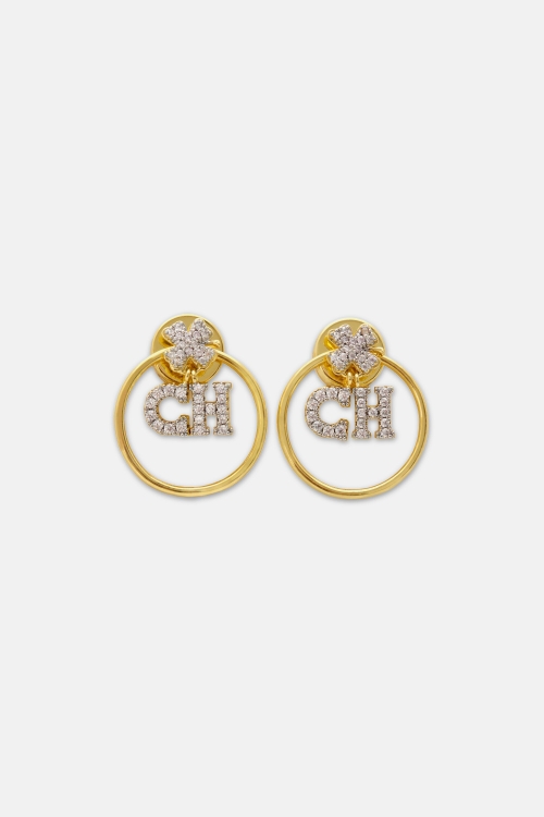 GLOW EARRINGS WITH CRYSTAL