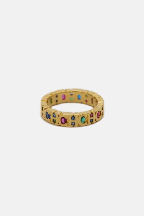 CHIC DIAMOND RING WITH CRYSTAL