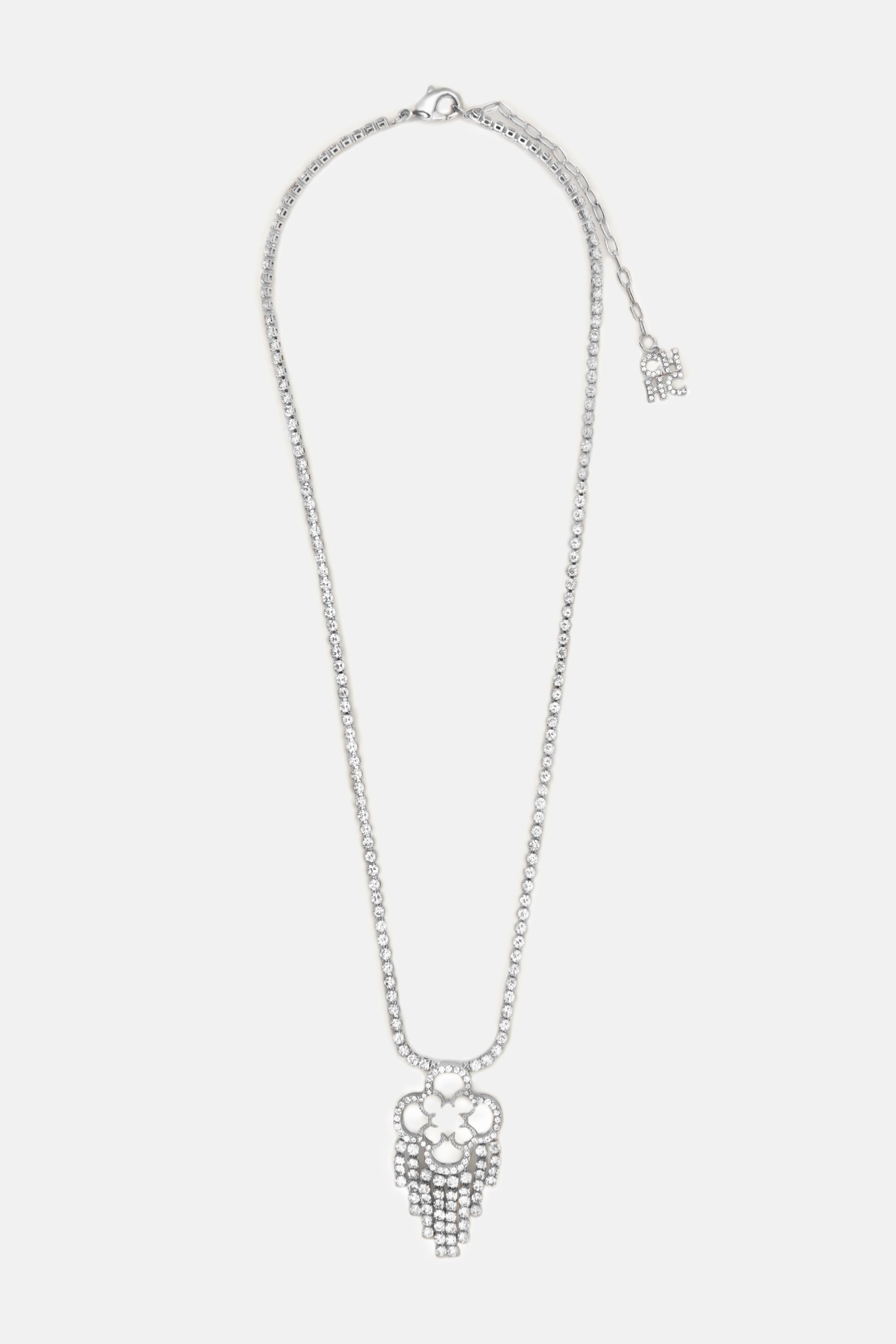 Rosetta Crystal Pearl necklace