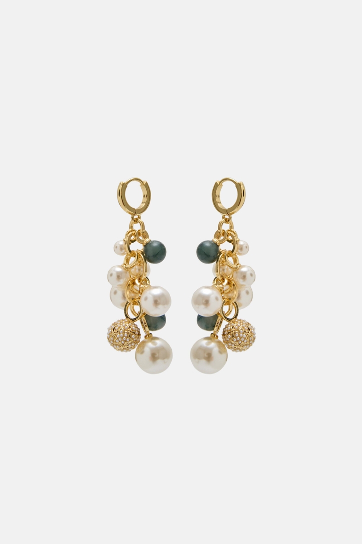 Signet Audrey Earrings with Pearl
