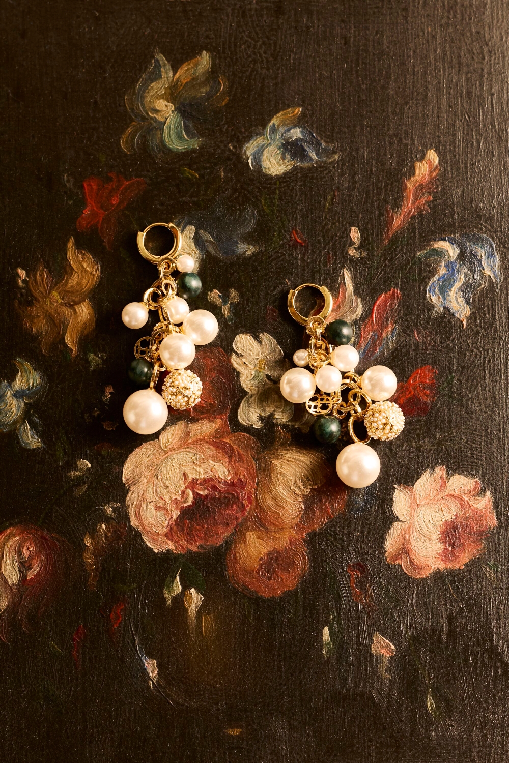 BUBBLES AUDREY EARRINGS WITH PEARL