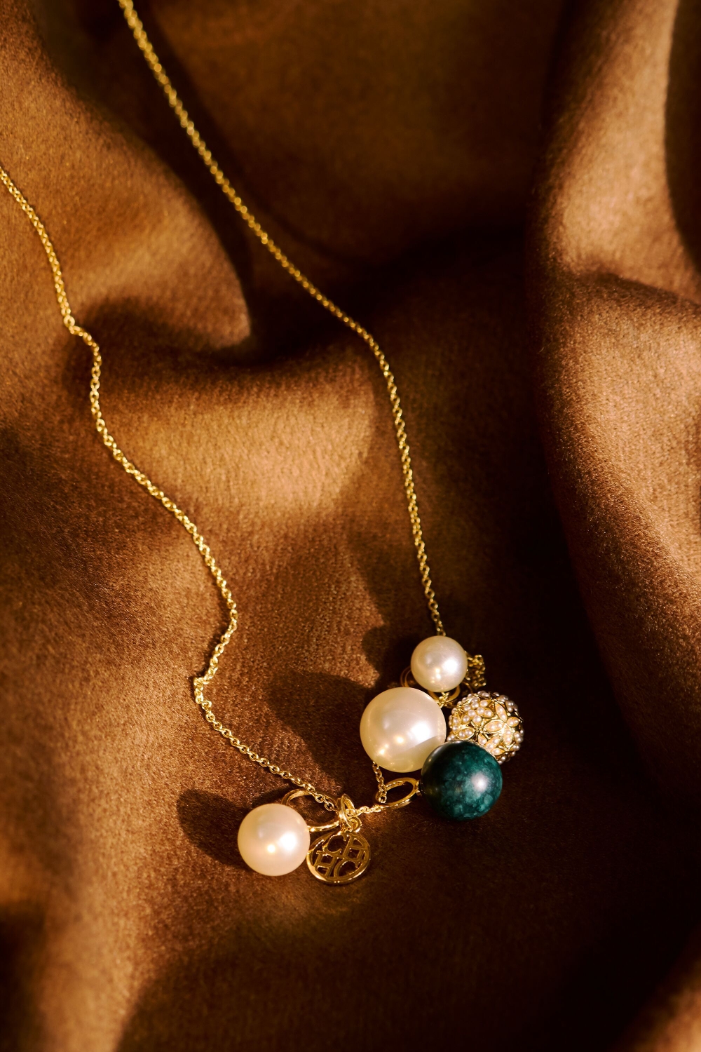 SIGNET AUDREY NECKLACE WITH PEARL