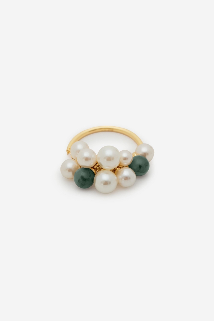 Signet Audrey Ring with Pearl