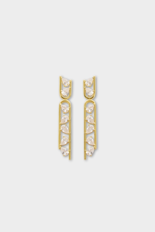 MIRAGE EARRINGS WITH CRYSTAL