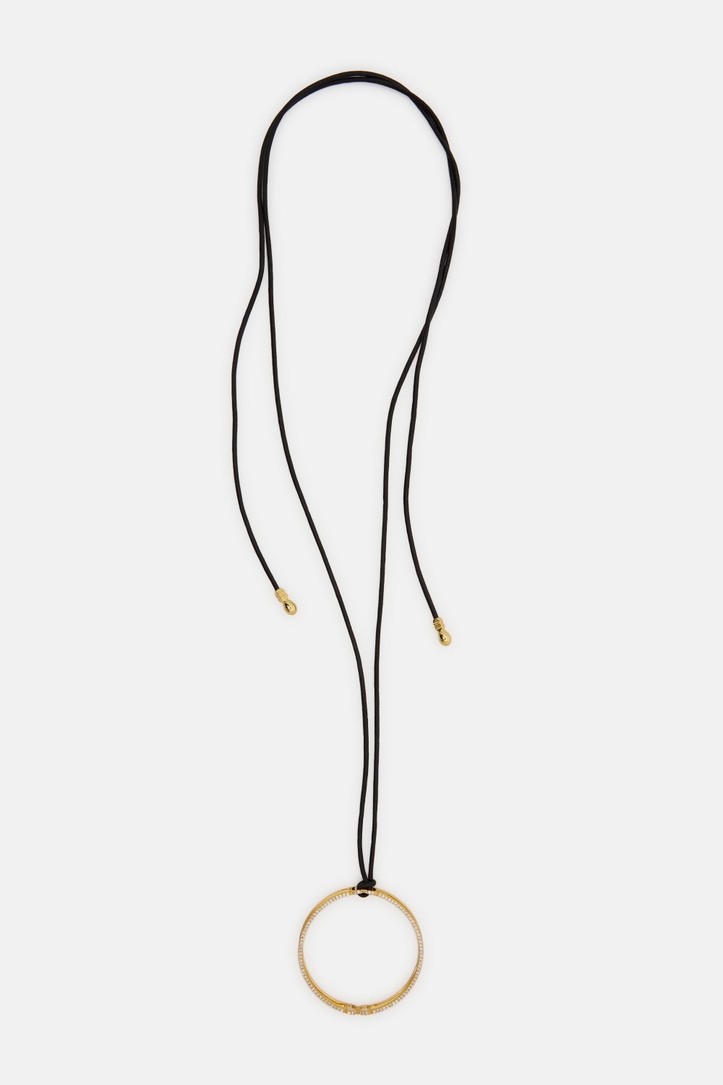 Initials Insignia Diamond Necklace