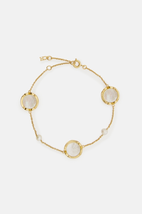 INITIALS INSIGNIA ECLIPSE BRACELET WITH PEARL