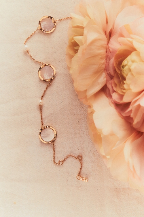 INITIALS INSIGNIA ECLIPSE BRACELET WITH PEARL