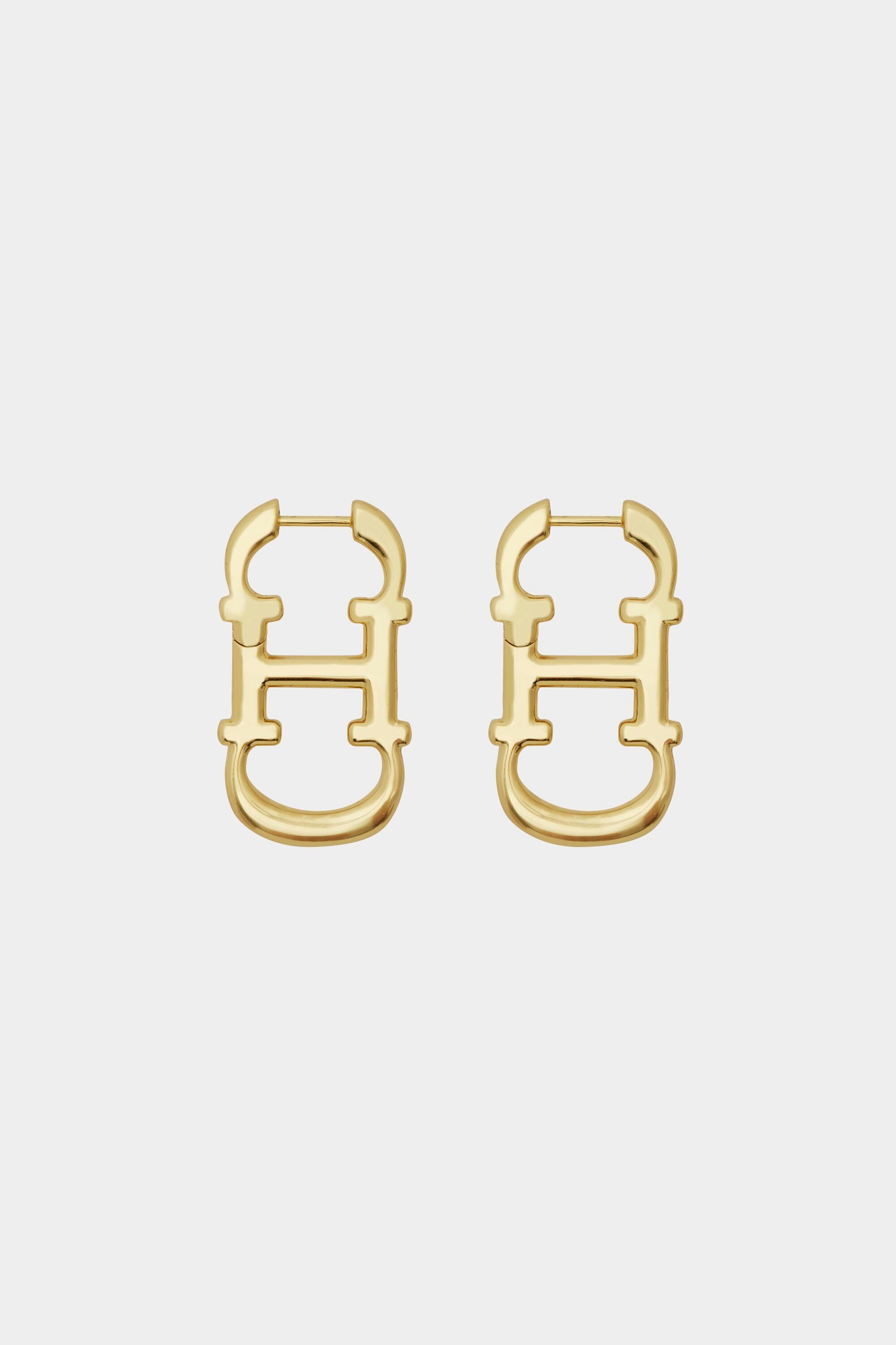 Initials Insignia earrings