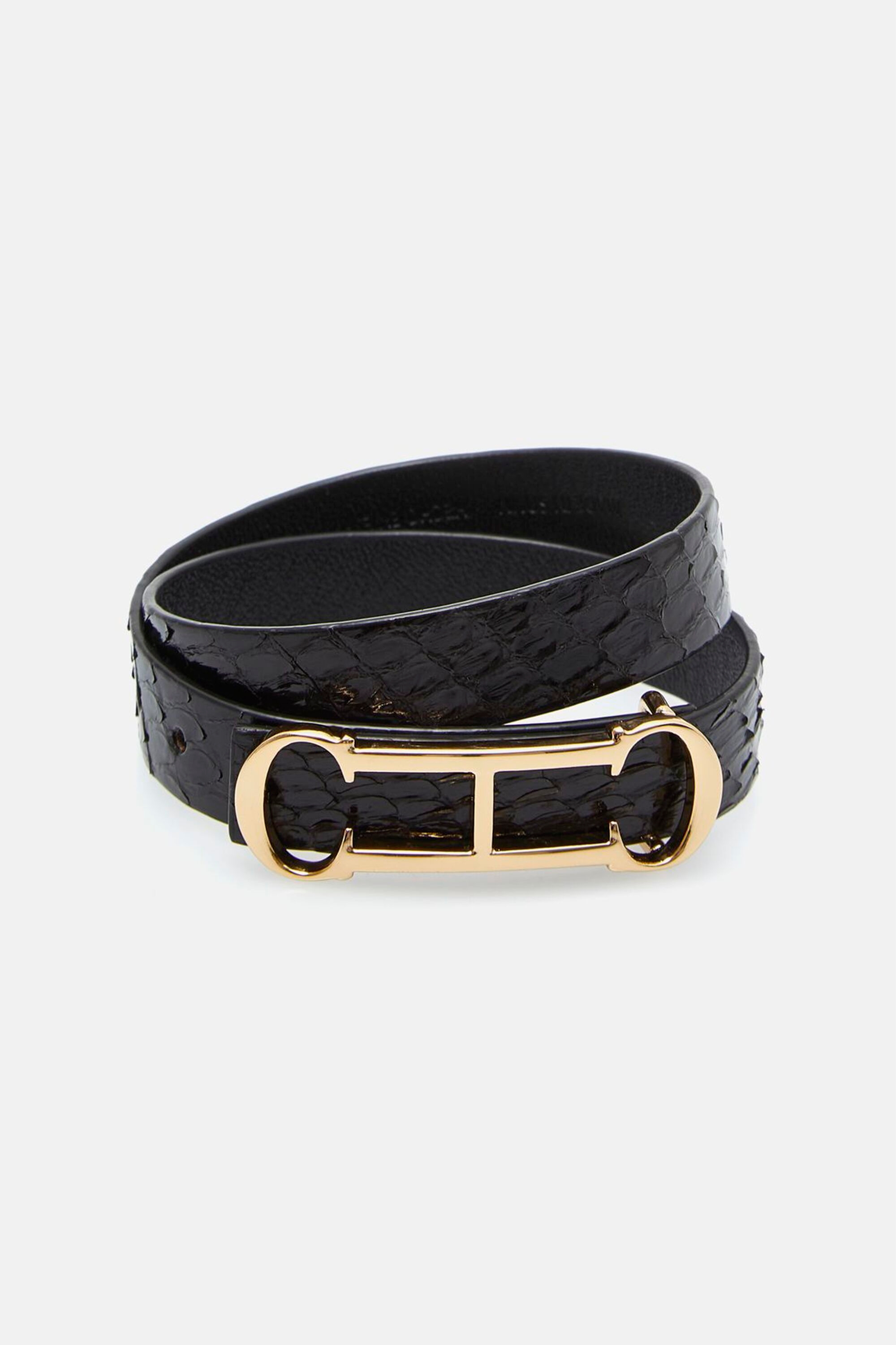 Leather Insignia bracelet