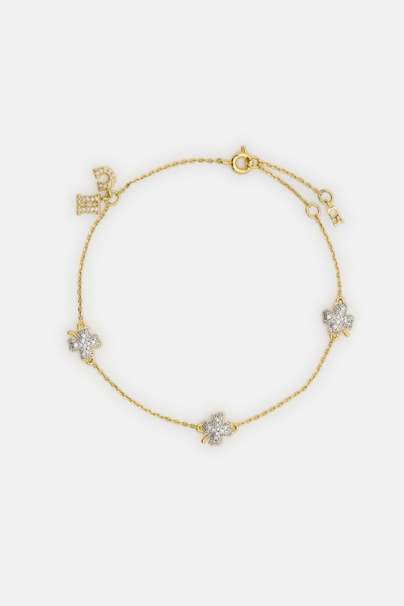 Glow Bracelet with Crystal - GOLD/CRYSTAL