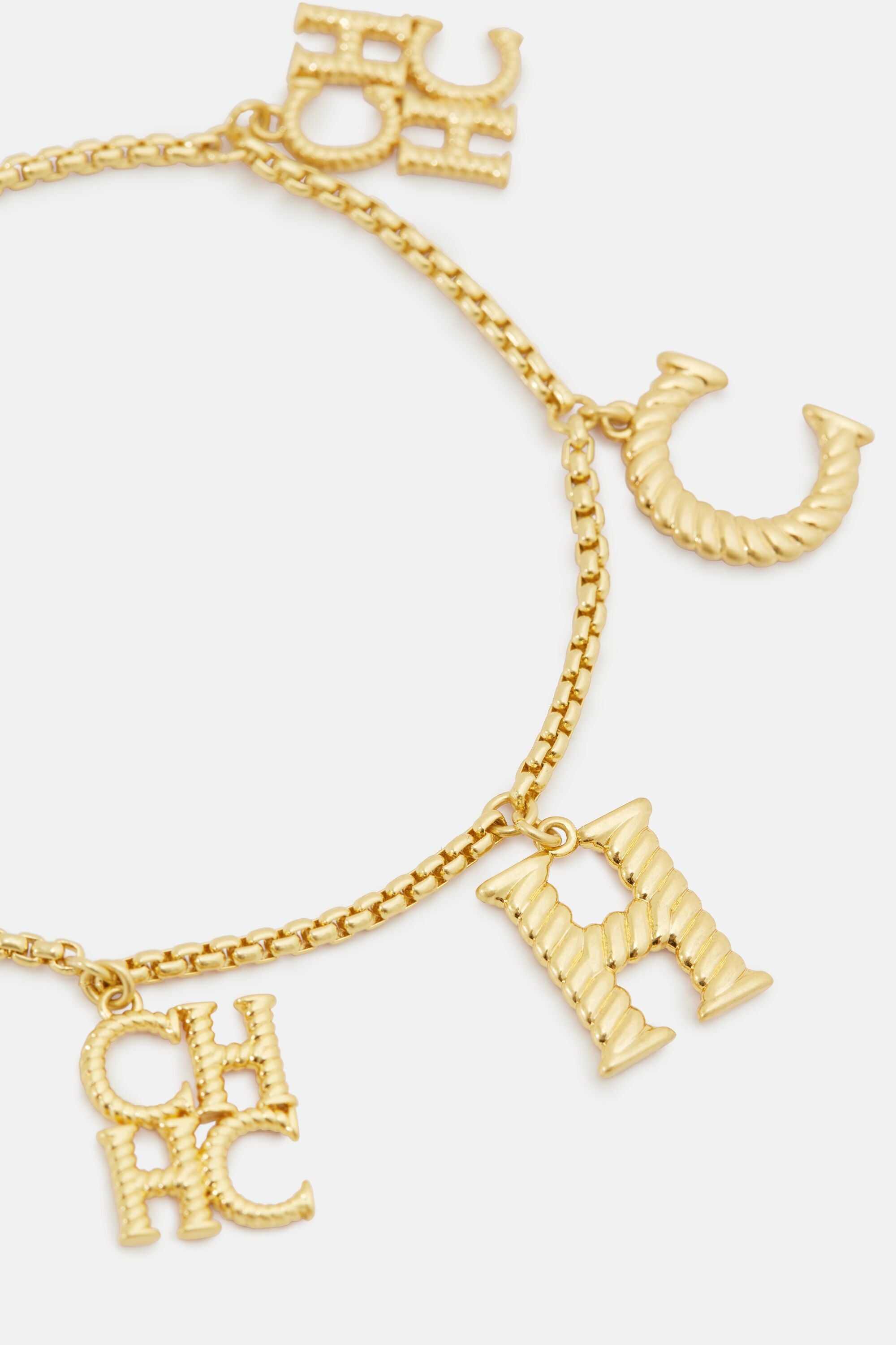 Gold Letter H Bracelet