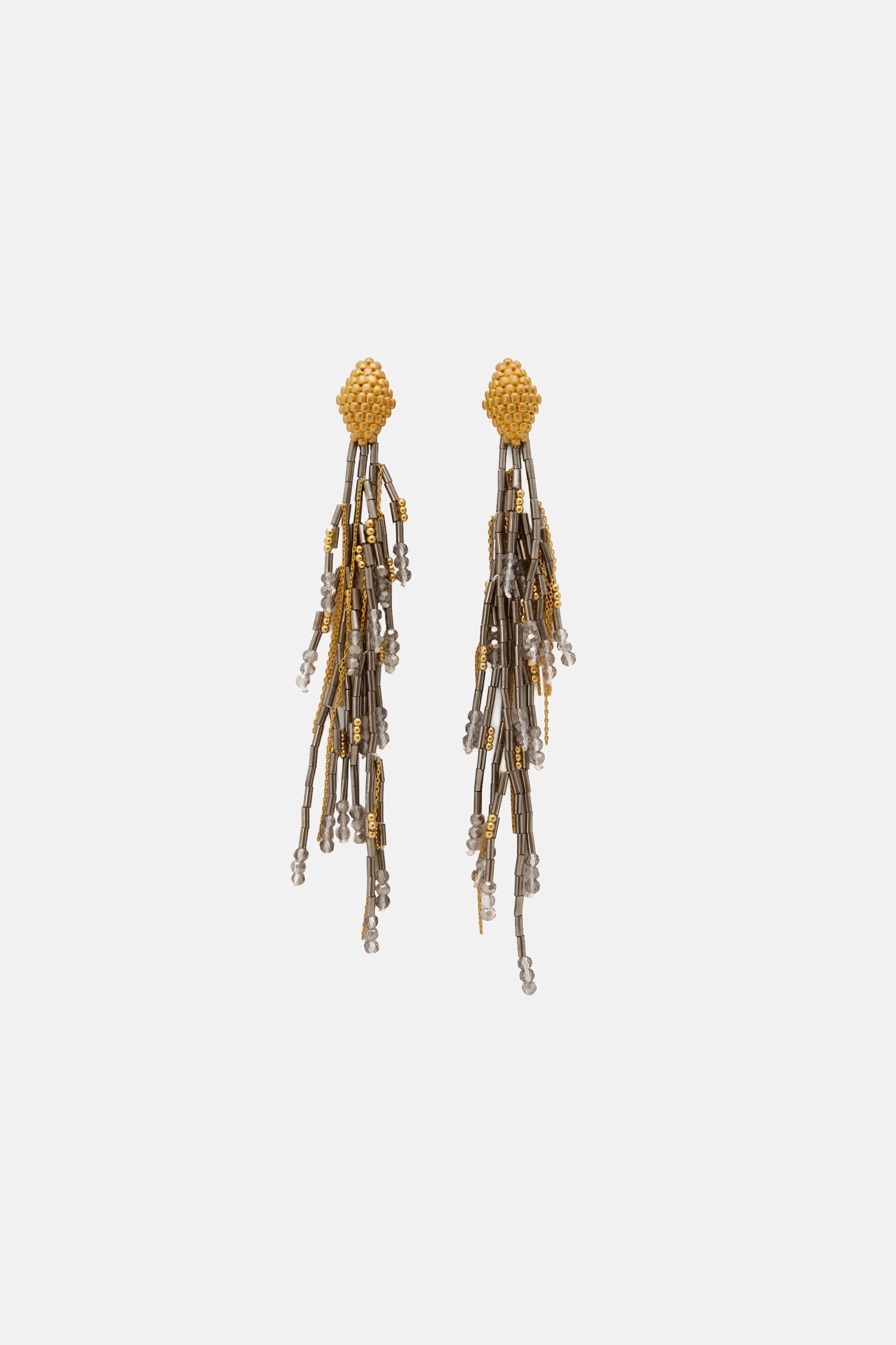 Amara Earrings with Beads