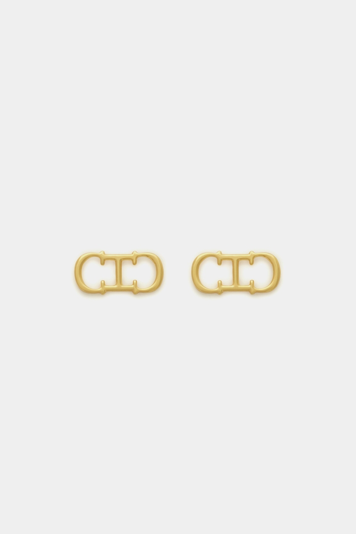 Initials Insignia earrings