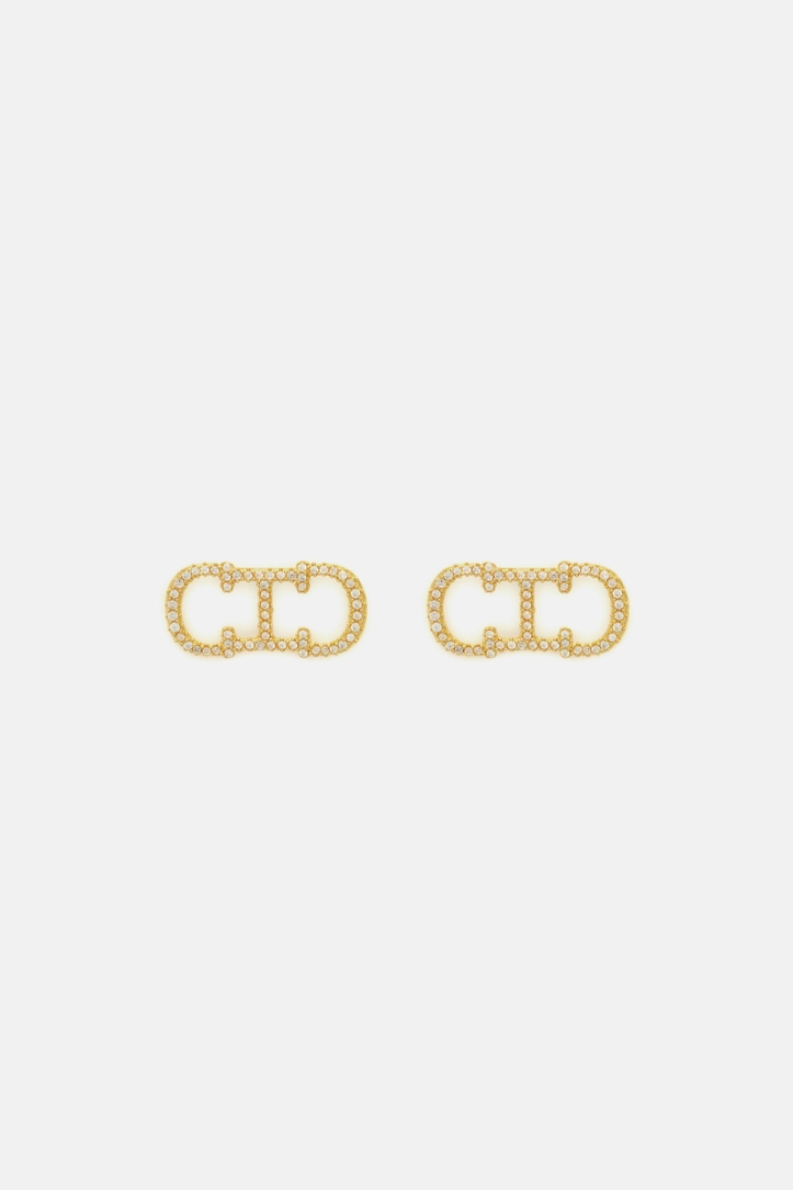 Initials Insignia earrings