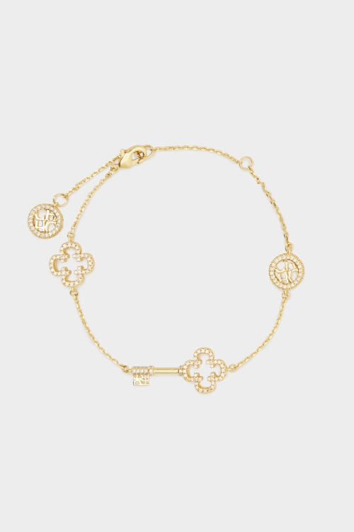 ROSETTA INSIGNIA KEYS BRACELET WITH CRYSTAL