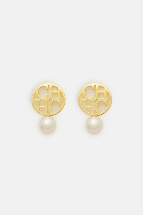 SIGNET AUDREY EARRINGS WITH PEARL