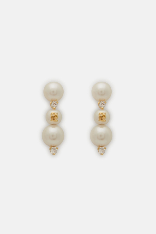 SIGNET AUDREY EARRINGS WITH PEARL