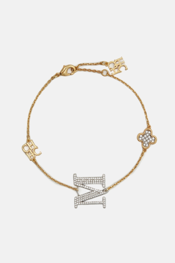 ABCH letter M bracelet