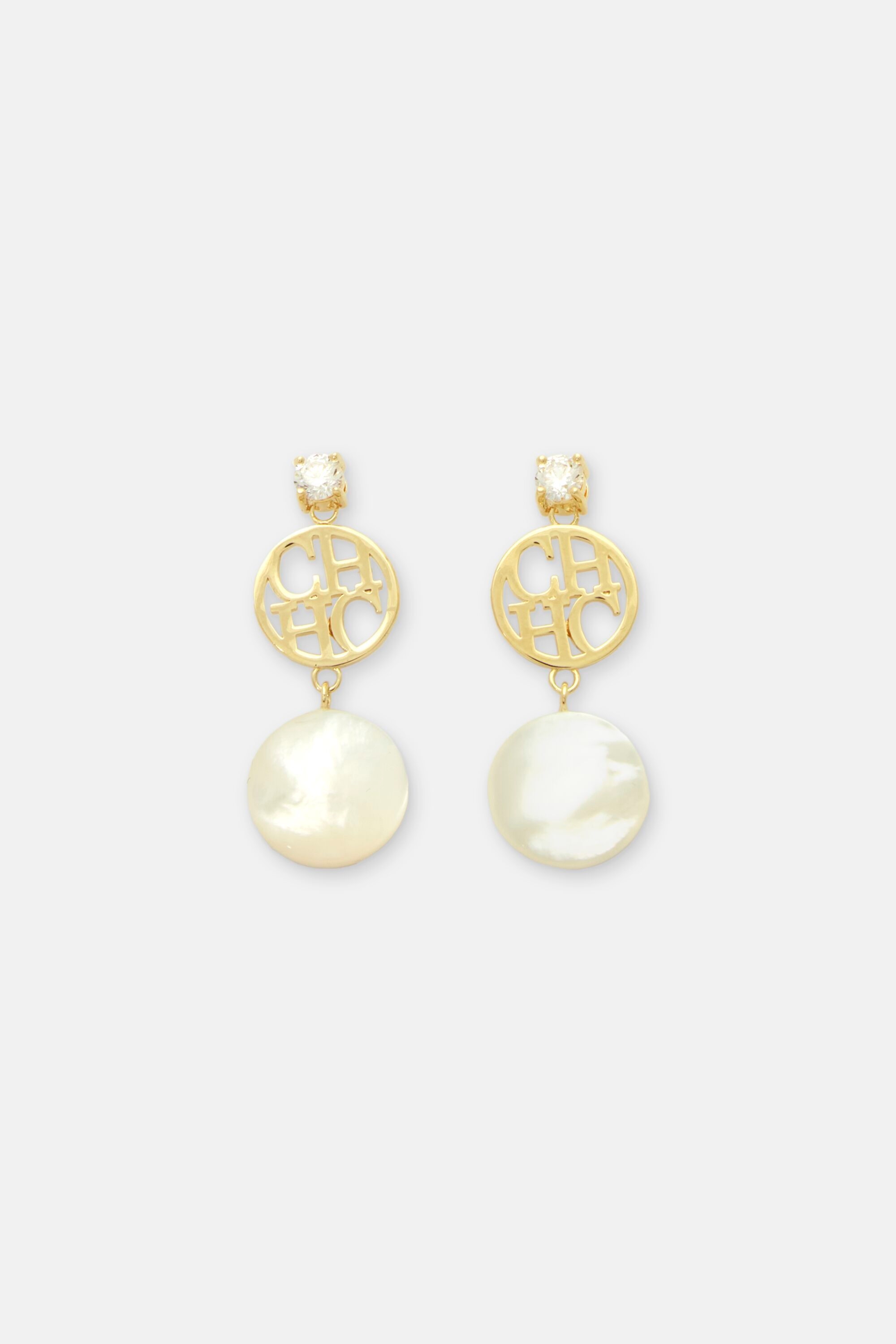 CH Moon earrings