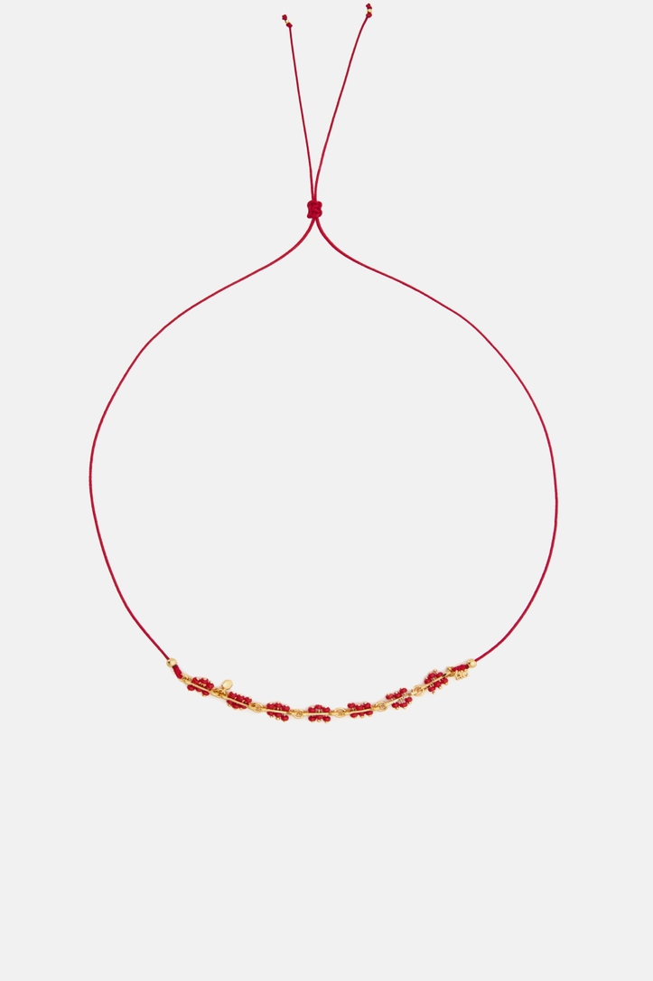 Collar Sunset con Abalorios