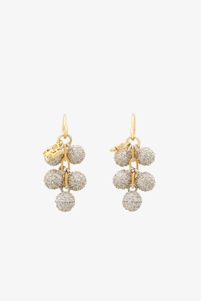 Glow Earrings with Crystal - GOLD/SILVER