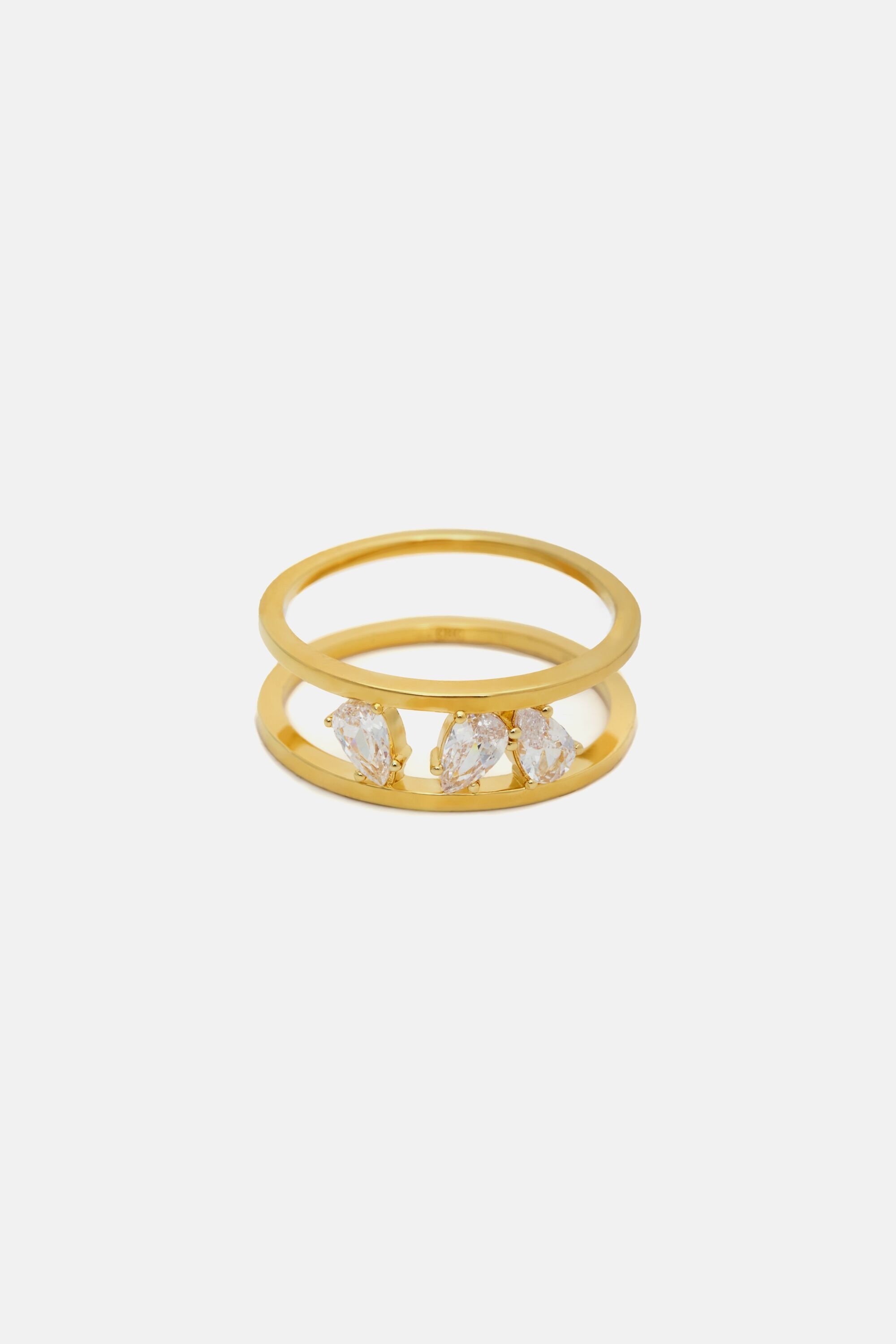 Mirage Ring with Crystal