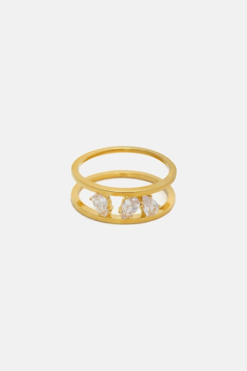 MIRAGE RING WITH CRYSTAL