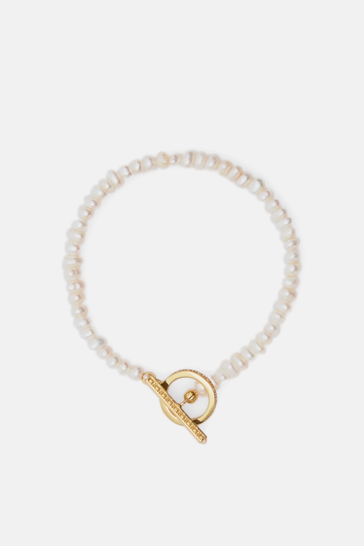 Audrey Drops Bracelet with Pearl