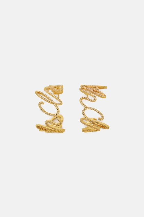 ENDLESS DIAMOND EARRINGS WITH CRYSTAL